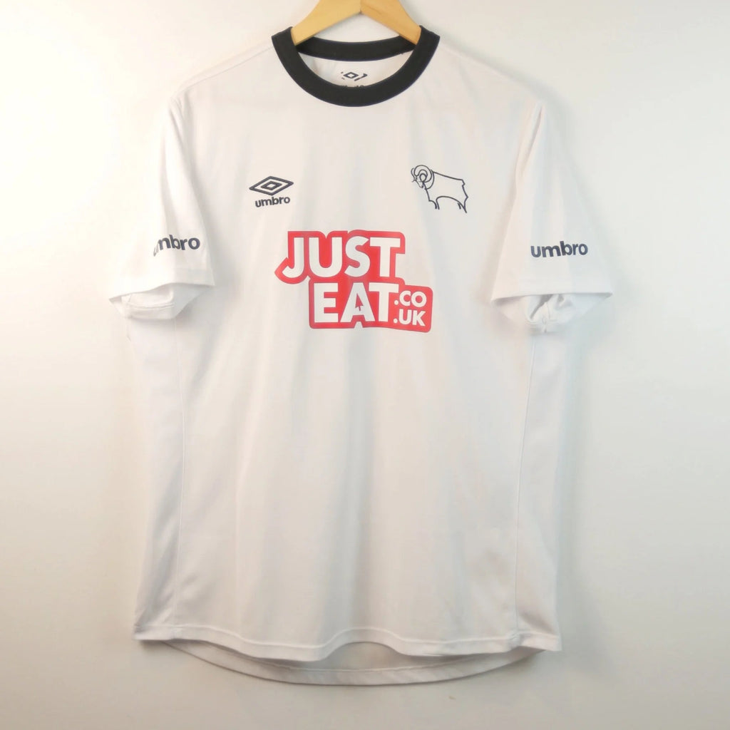 Derby County 14/15 Home - Size L - Authentic Umbro