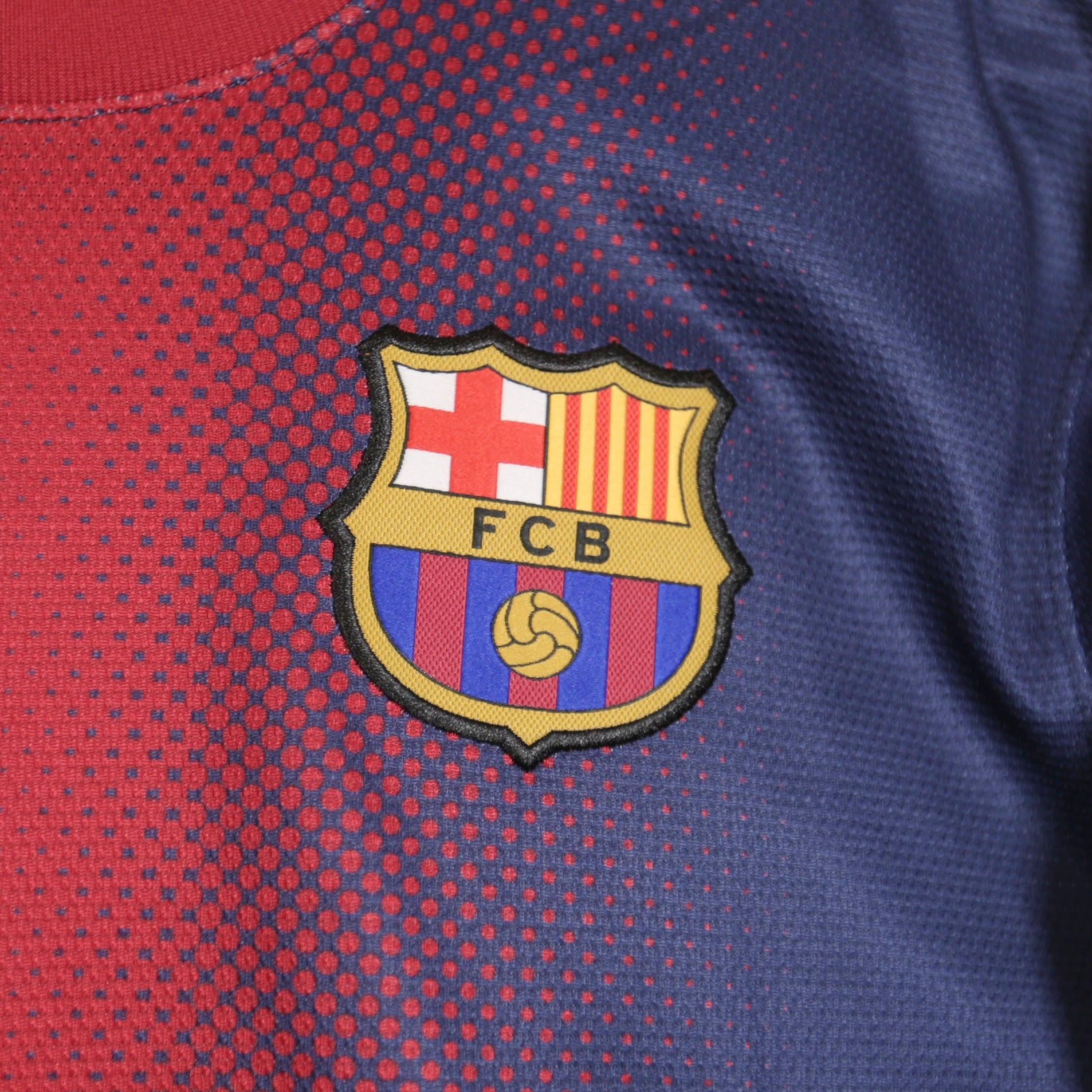 Barcelona 12/13 Home - BNWT - LS - Fabregas - Size M