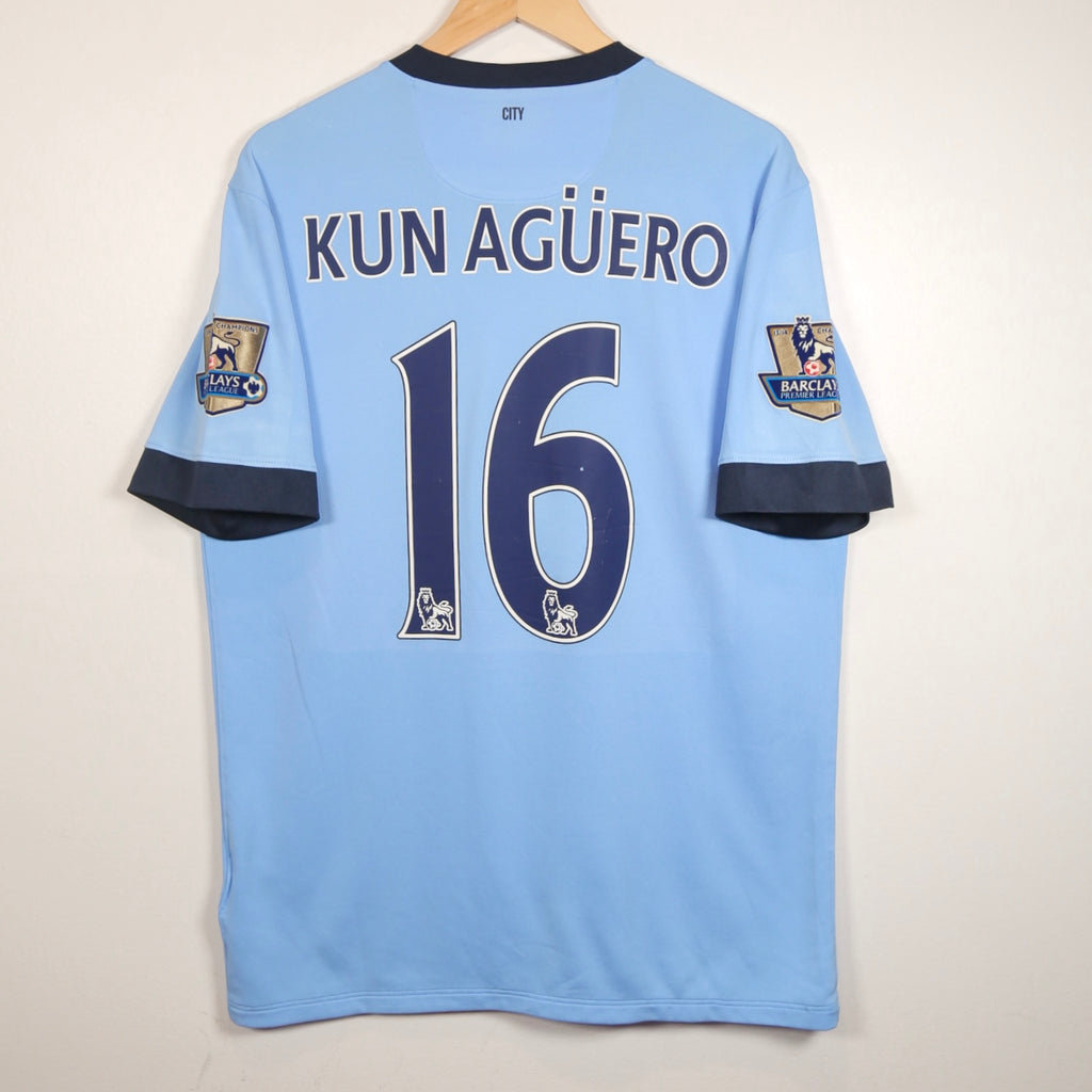 Manchester City 14/15 Home - Aguero - Size L