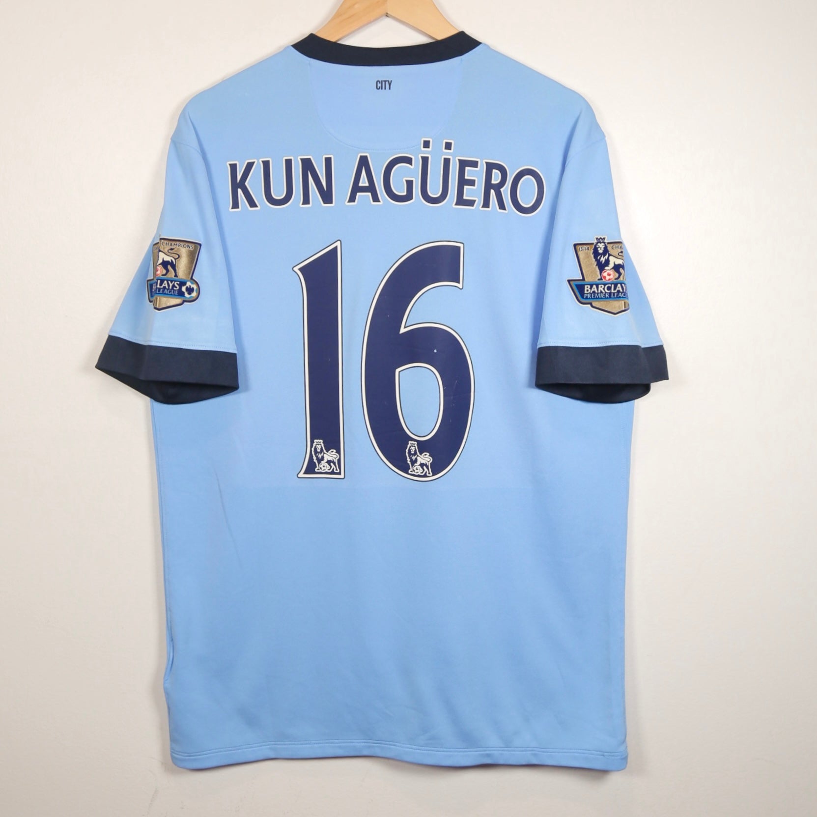 Manchester City 14/15 Home - Aguero - Size L
