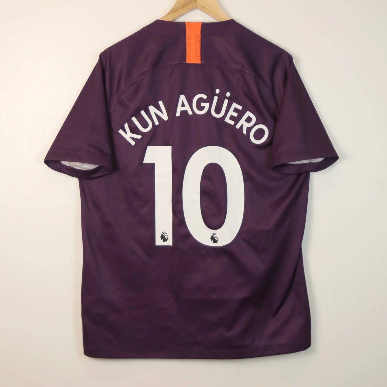 Manchester City 18/19 Third - Kun Aguero - Size L - Authentic Nike