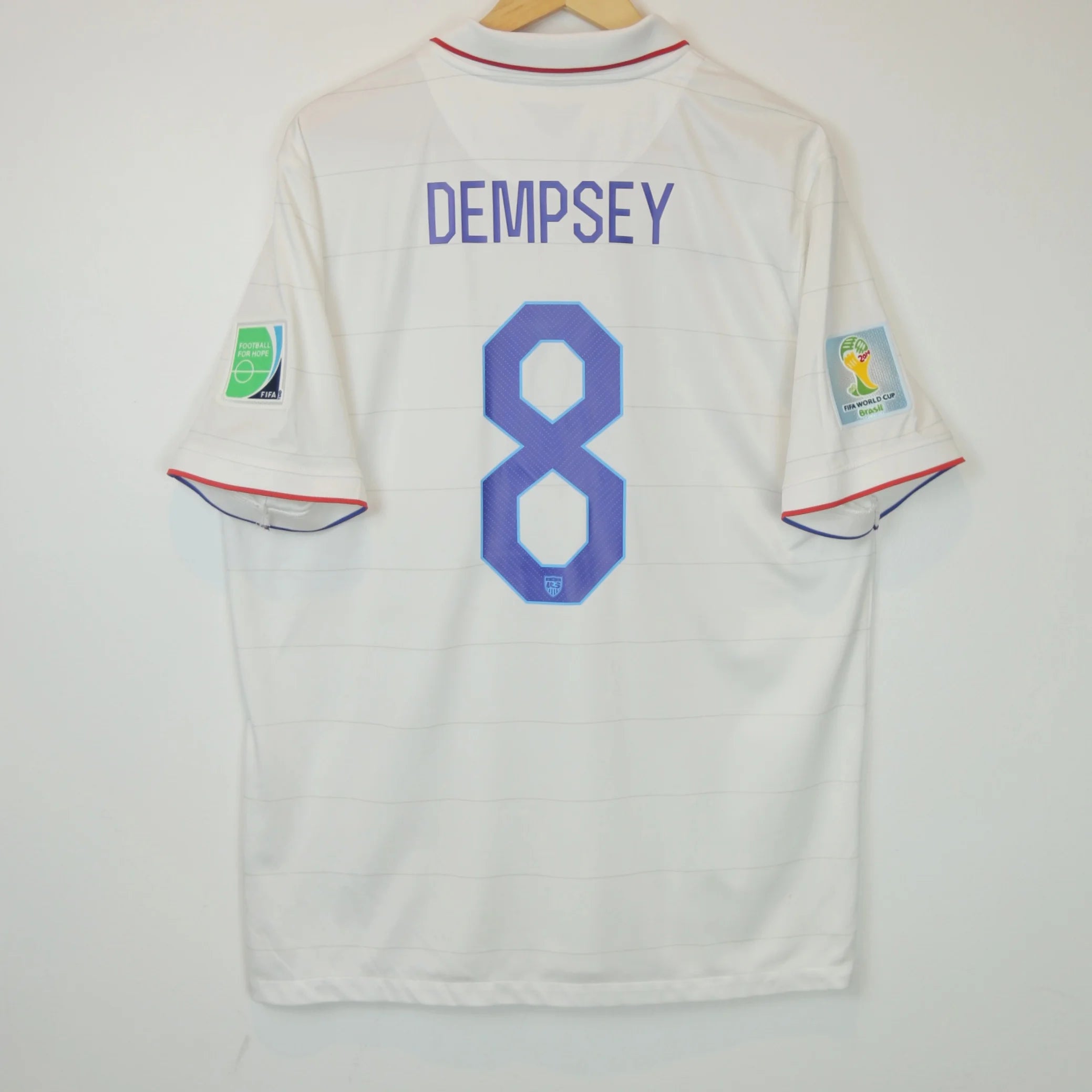 USA 2014 Home - Dempsey - Size XL - Authentic Nike