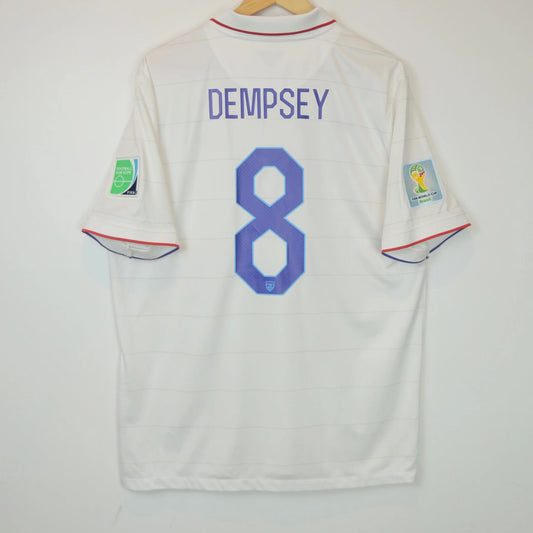 USA 2014 Home - Dempsey - Size XL - Authentic Nike