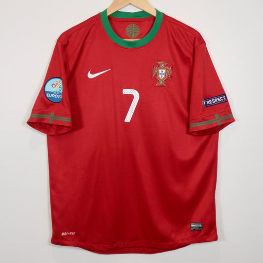 Portugal 2012 Home  - Cristiano Ronaldo - Size L - Authentic Nike