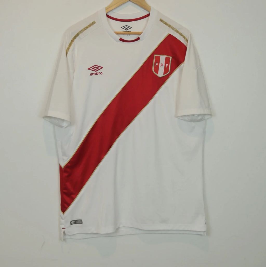 Peru 2018 Home - Size XL - Authentic Umbro