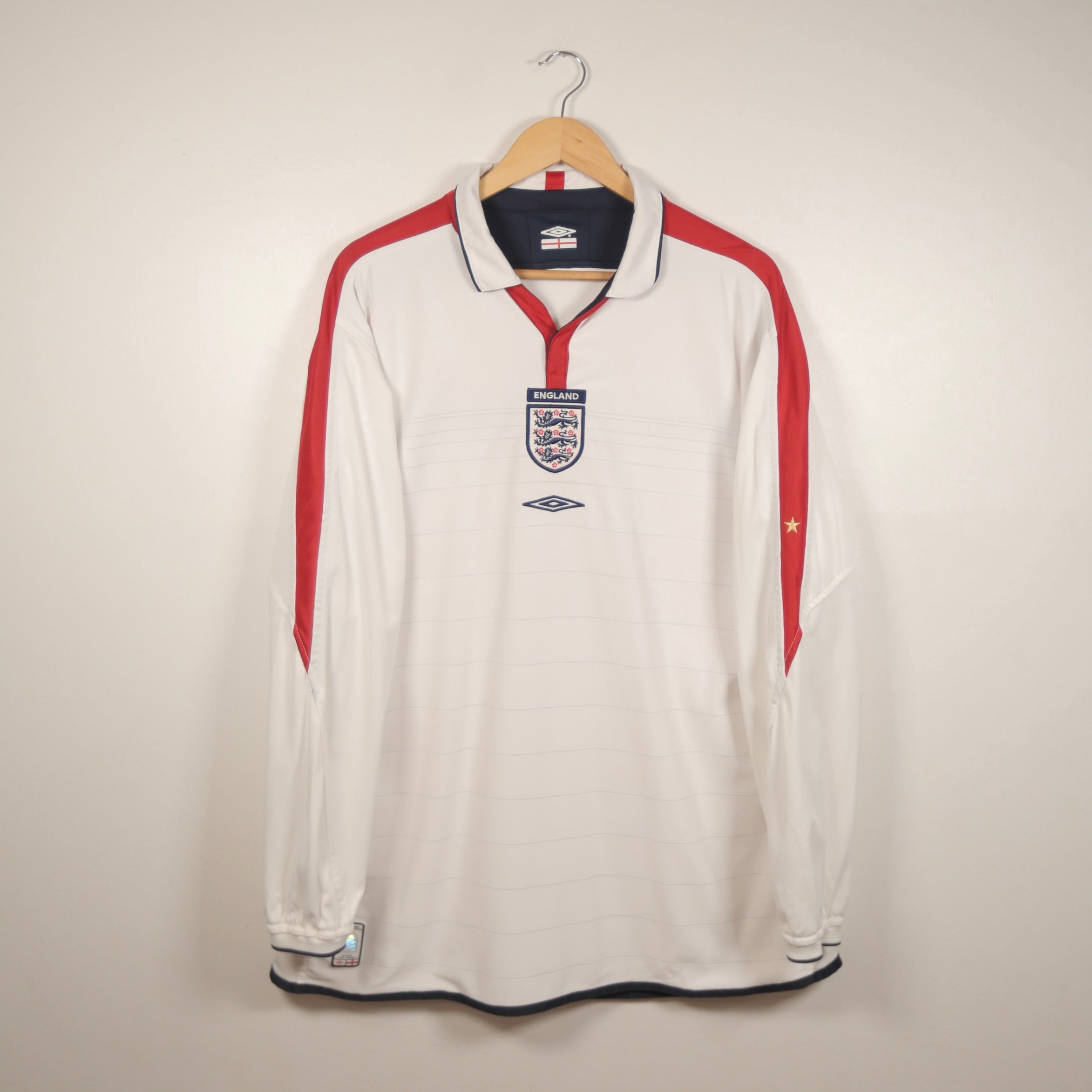 England 2004 Home - Reversible - Long Sleeve - Size XL