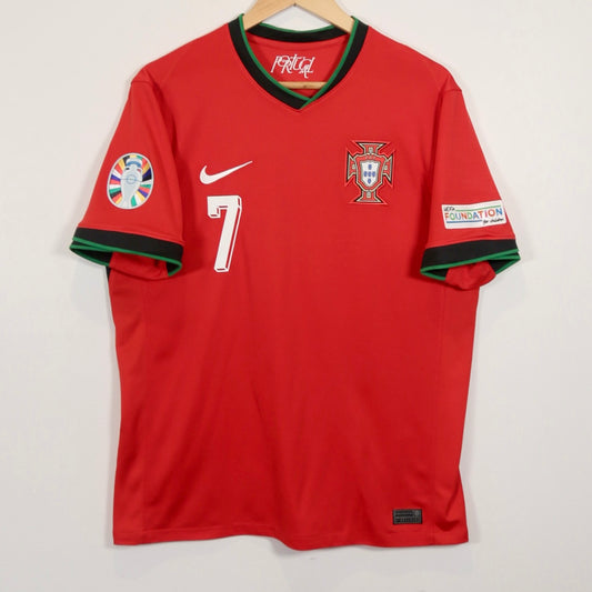 Portugal 2024 Home - Cristiano Ronaldo - Size M - Authentic Nike