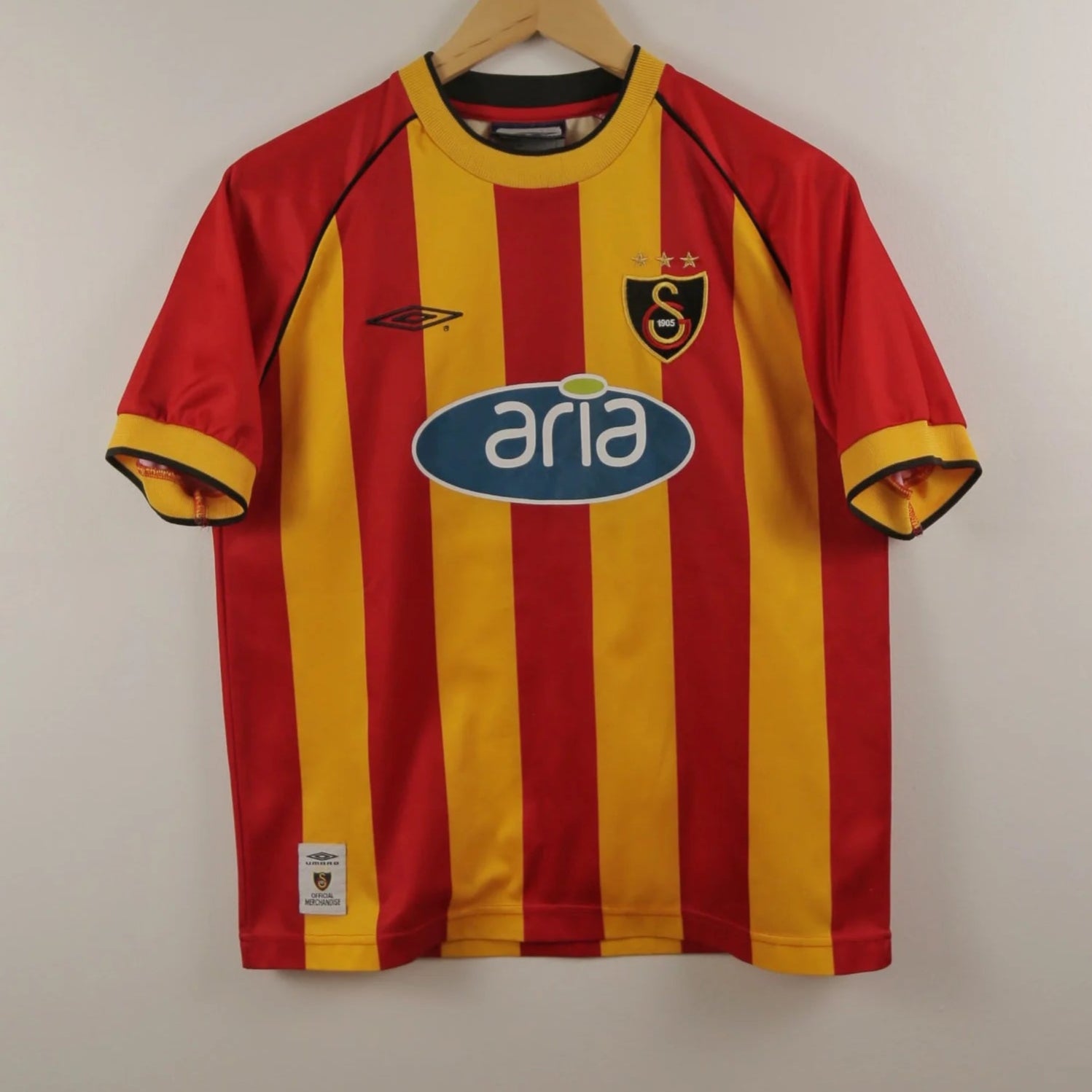 Galatasaray 02/03 Home - Size Kids M - Authentic Umbro