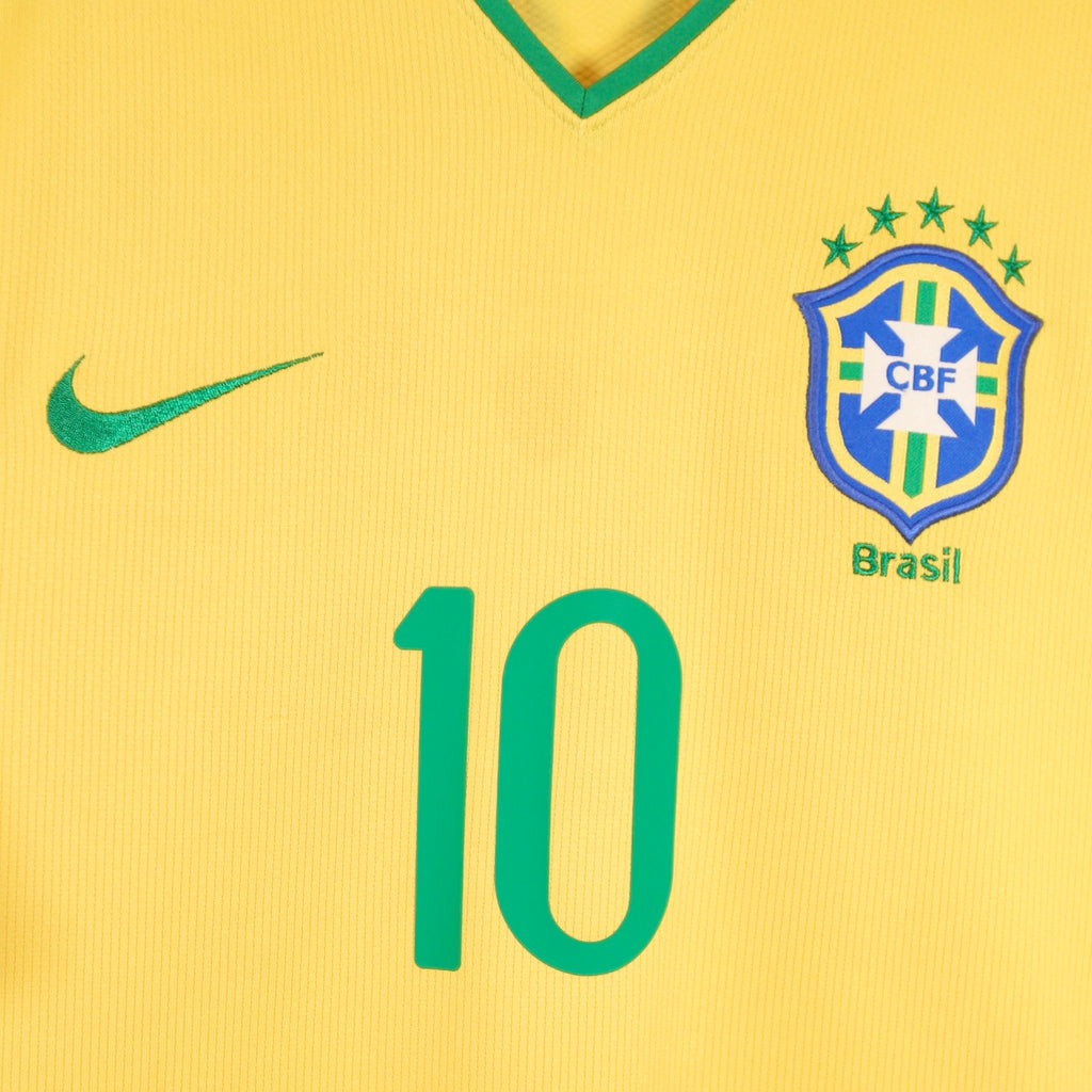 Brazil 2008 Home - Ronaldinho - Size L