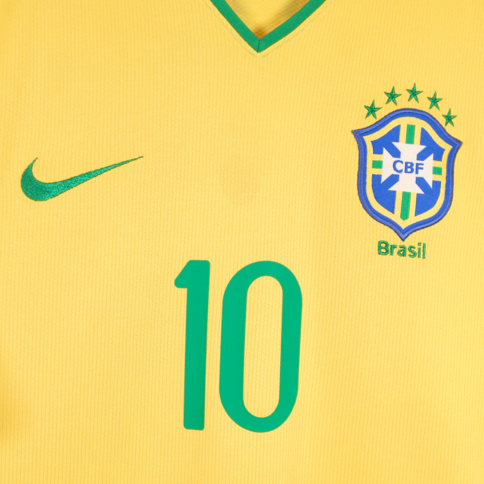 Brazil 2008 Home - Ronaldinho - Size L