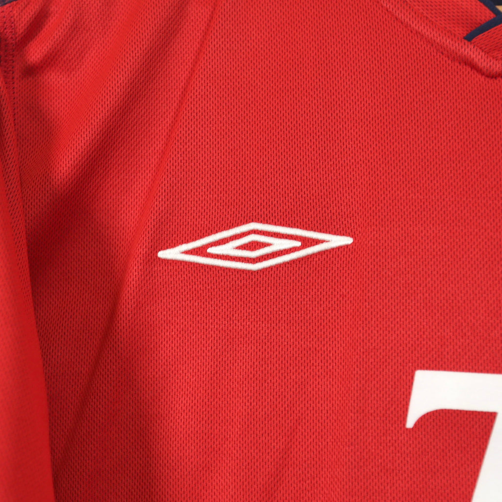 England 2002 Away - Reversible - Beckham - Size M