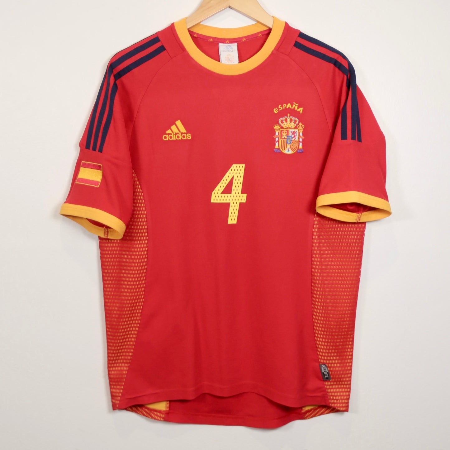 Spain 2002 Home - Pep Guardiola - Size S - Original Adidas