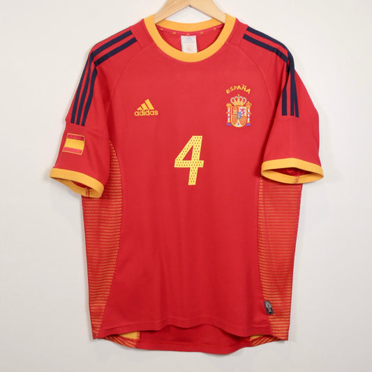 Spain 2002 Home - Pep Guardiola - Size S - Original Adidas