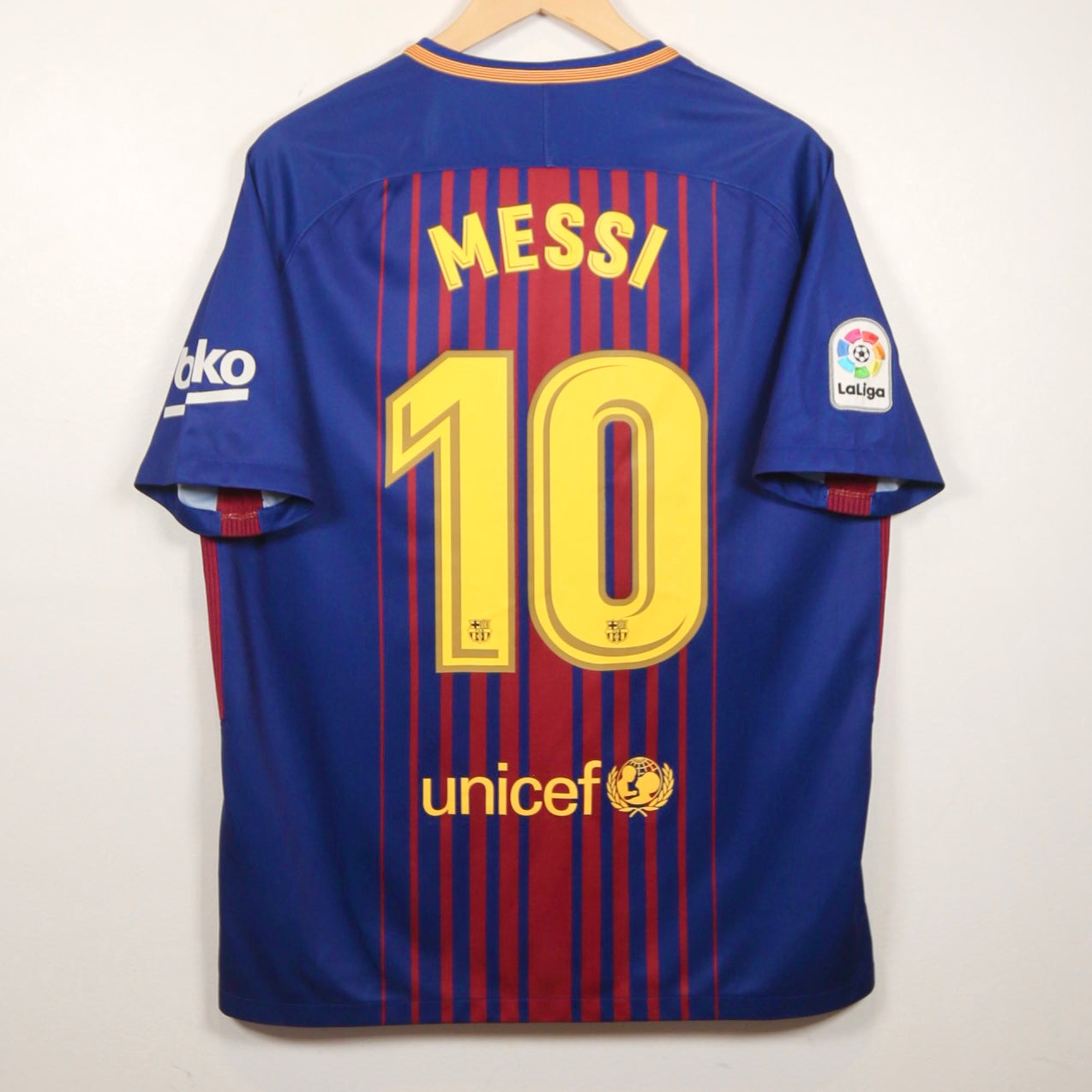 Barcelona 17/18 Home - Messi - Size L