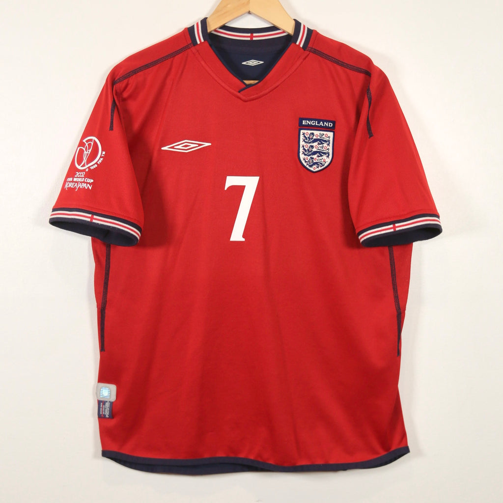 England 2002 Away - Reversible - Beckham - Size M