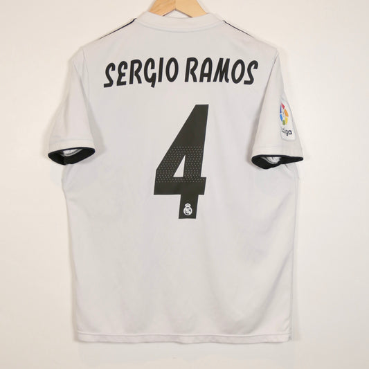 Real Madrid 18/19 Home - Sergio Ramos - Size M - Authentic Adidas