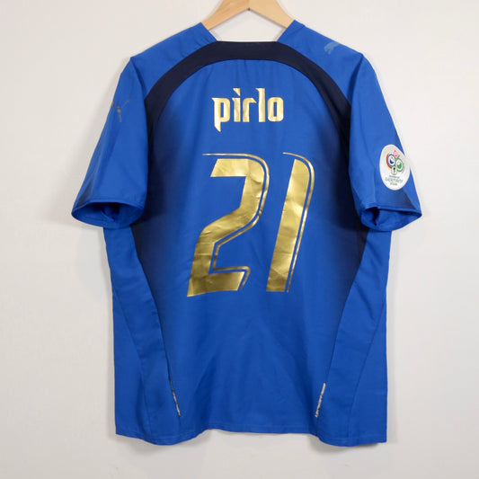 Italy 2006 Home - Andrea Pirlo - Size M - Original Puma