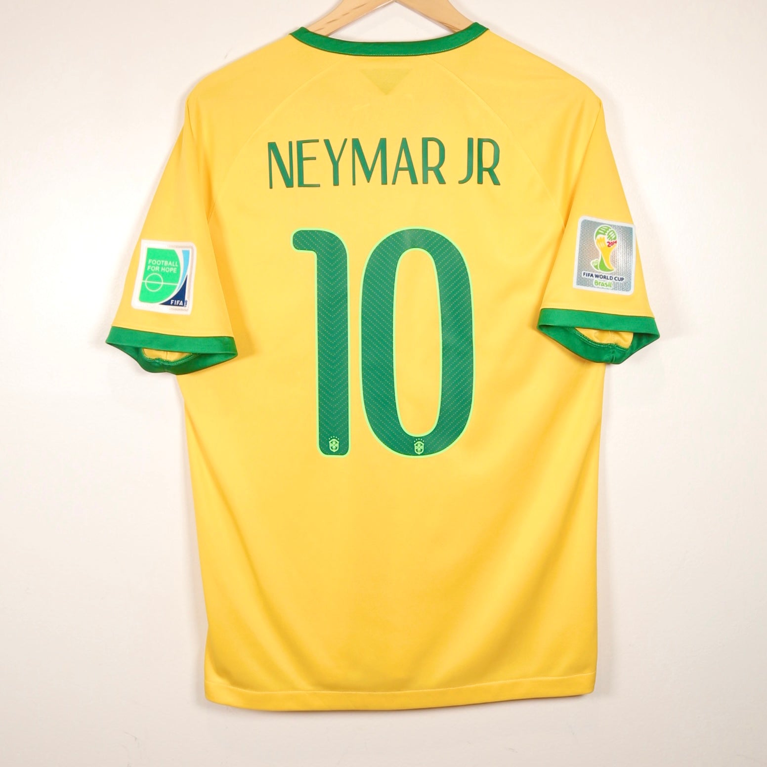 Brazil 2014 Home - Neymar - Size M