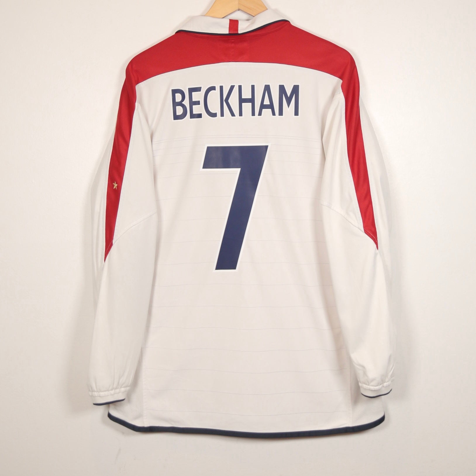 England 2004 Home - LS - Beckham - Size L