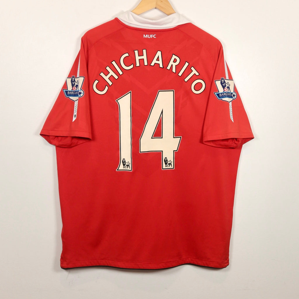 Manchester United 10/11 Home - Chicharito - Size XL