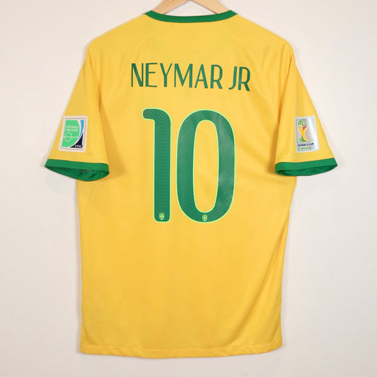 Brazil 2014 Home - Neymar - Size M - Authentic Nike