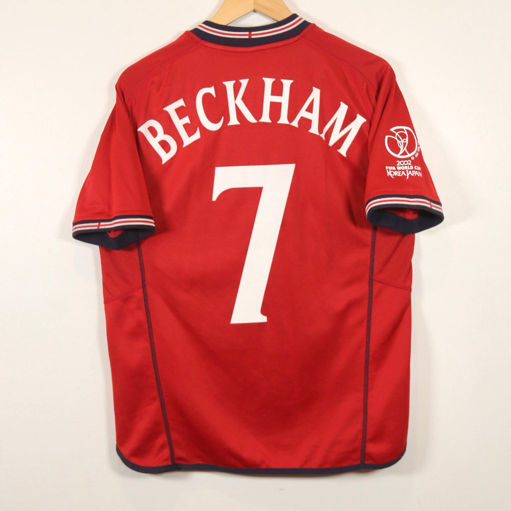 England 2002 Away - Reversible - Beckham - Size M