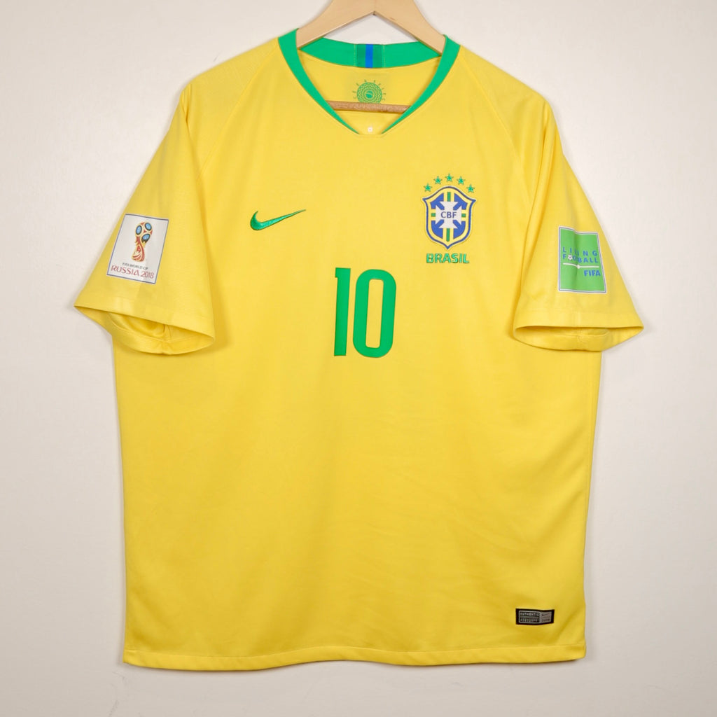 Brazil 2018 Home - Neymar - Size XL
