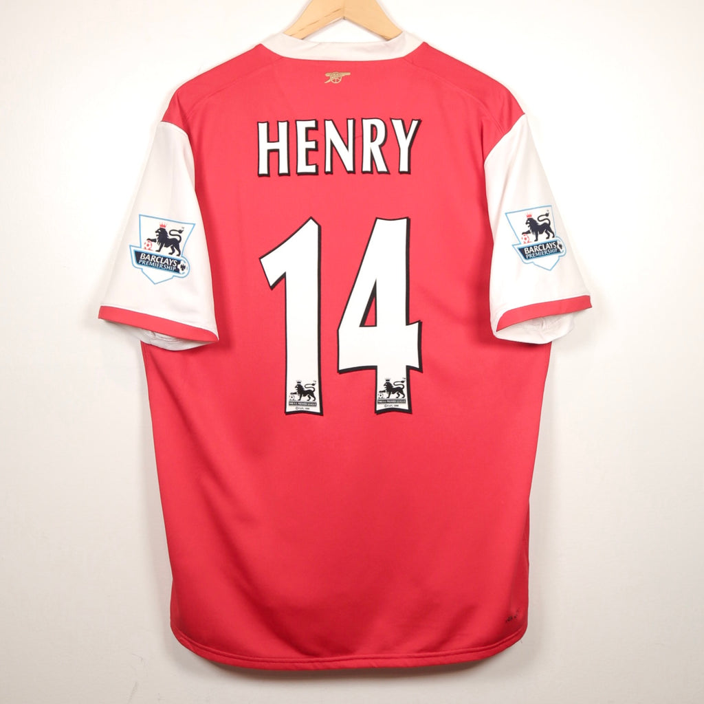 Arsenal 06/08 Home - Henry - Size L