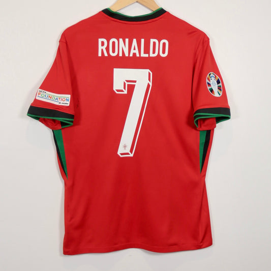 Portugal 2024 Home - Cristiano Ronaldo - Size M - Authentic Nike