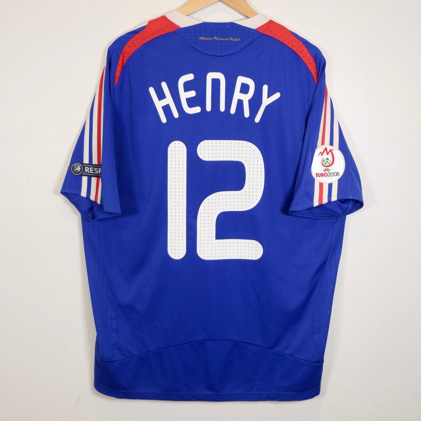 France 2008 Home - Thierry Henry - Size XL - Authentic Adidas