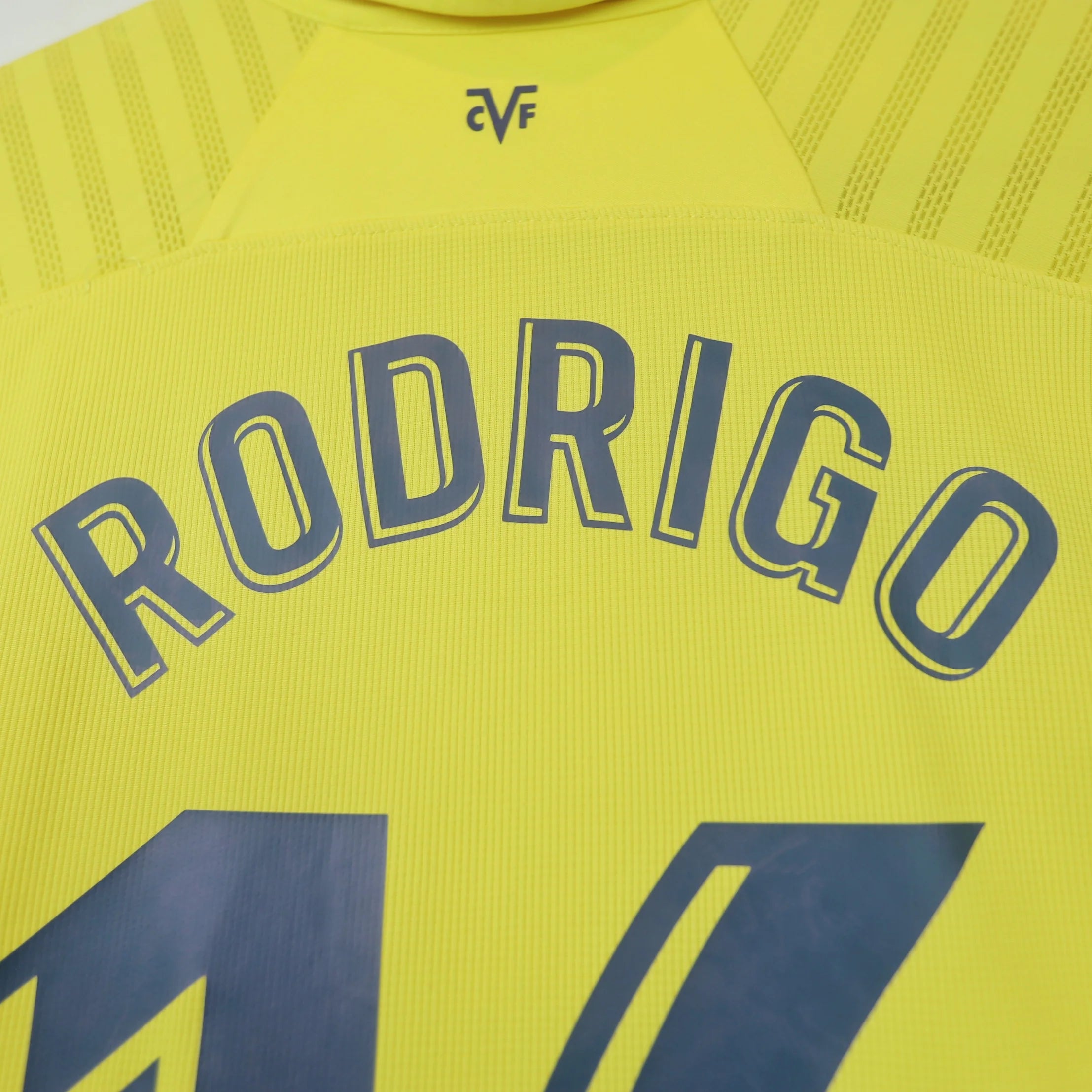 Villarreal 17/18 Home - Rodri - Size XL - Authentic Joma