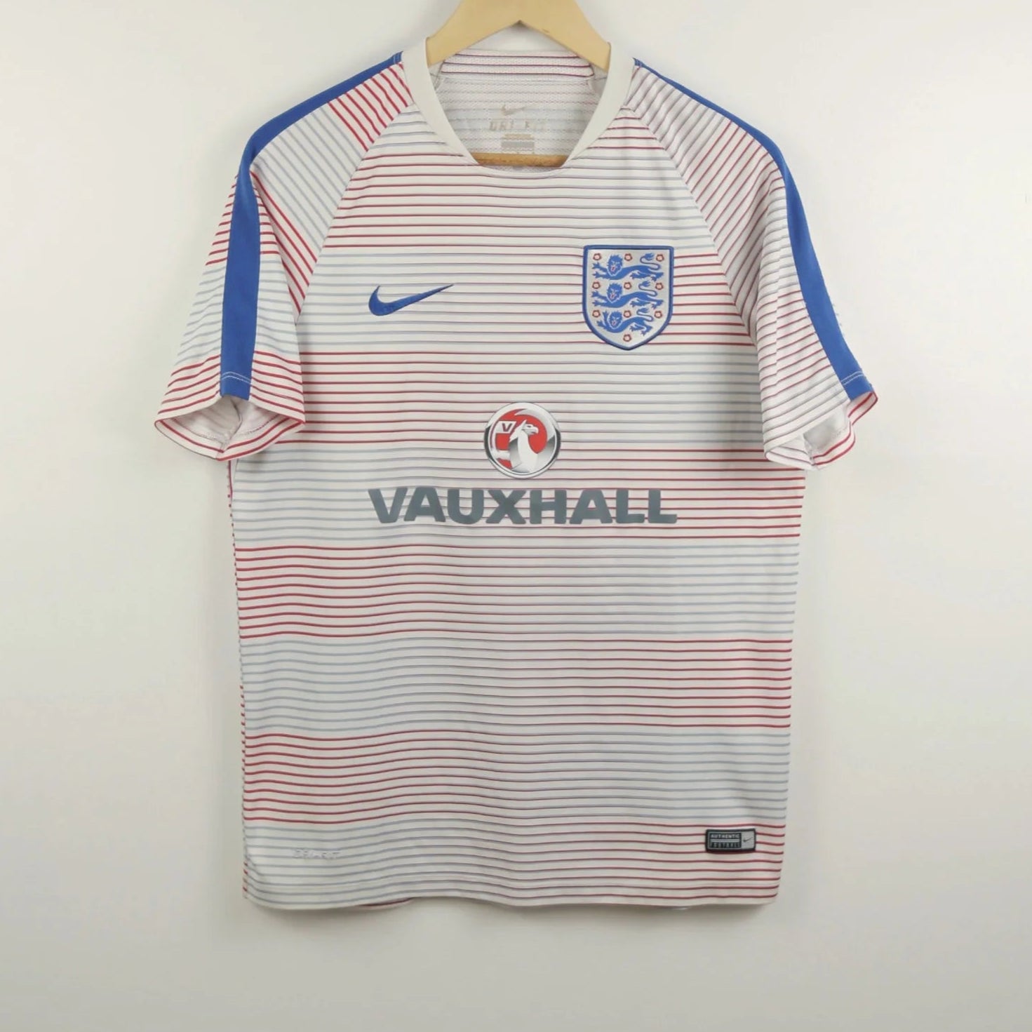 England 2016 Prematch - Size Men L - Authentic Nike