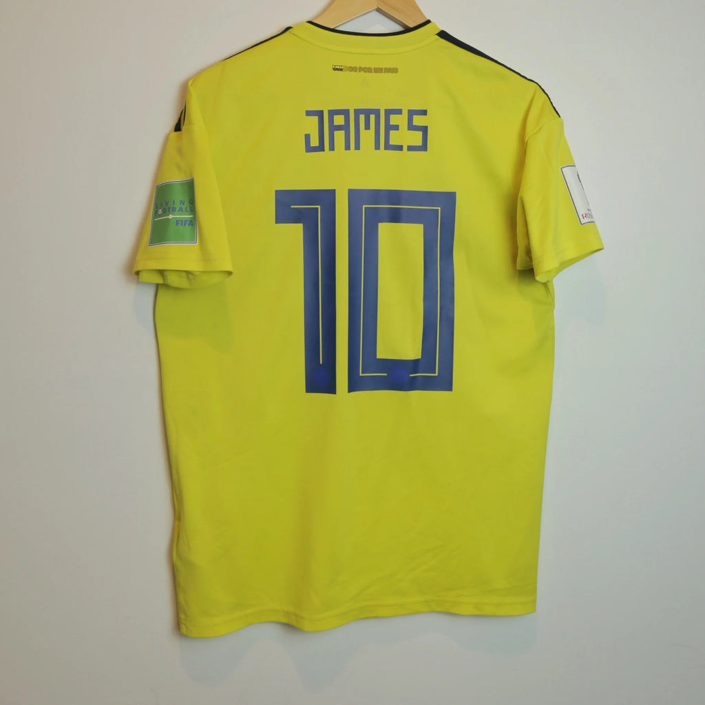 Colombia 2018 Home - James - Size M - Authentic Adidas