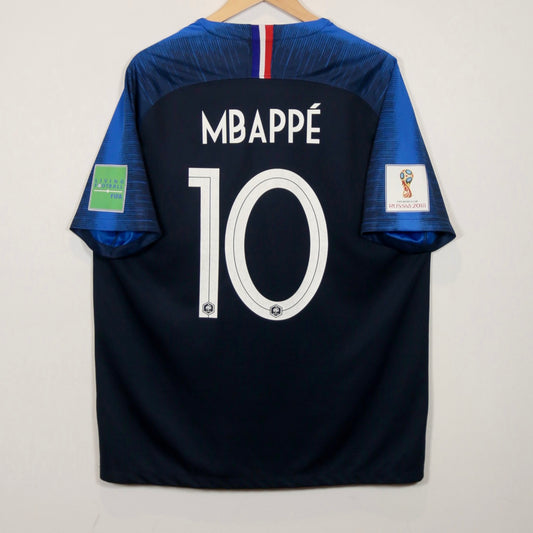 France 2018 Home - Kylian Mbappe - Size XL - Authentic Nike