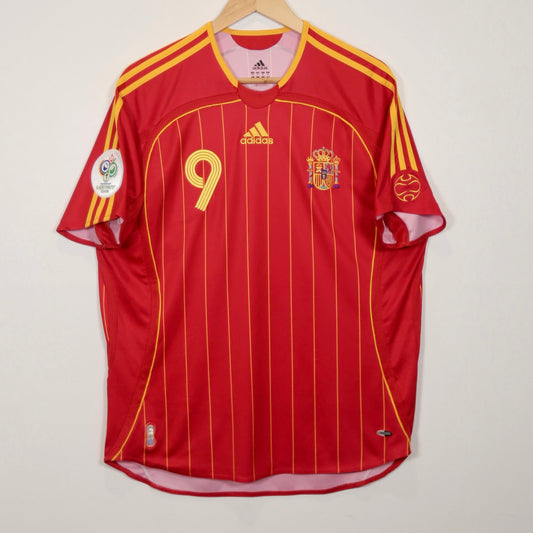 Spain 2006 Home - Fernando Torres - Size M - Authentic Adidas