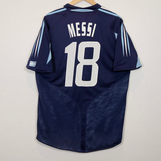 Argentina 2004 Away - Lionel Messi - Size L - Authentic Adidas