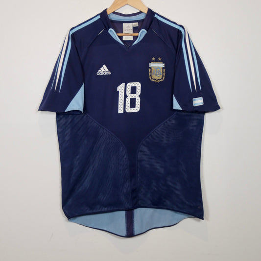 Argentina 2004 Away - Lionel Messi - Size L - Authentic Adidas