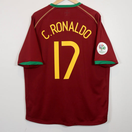 Portugal 2006 Home - Cristiano Ronaldo - Size XL - Authentic Nike