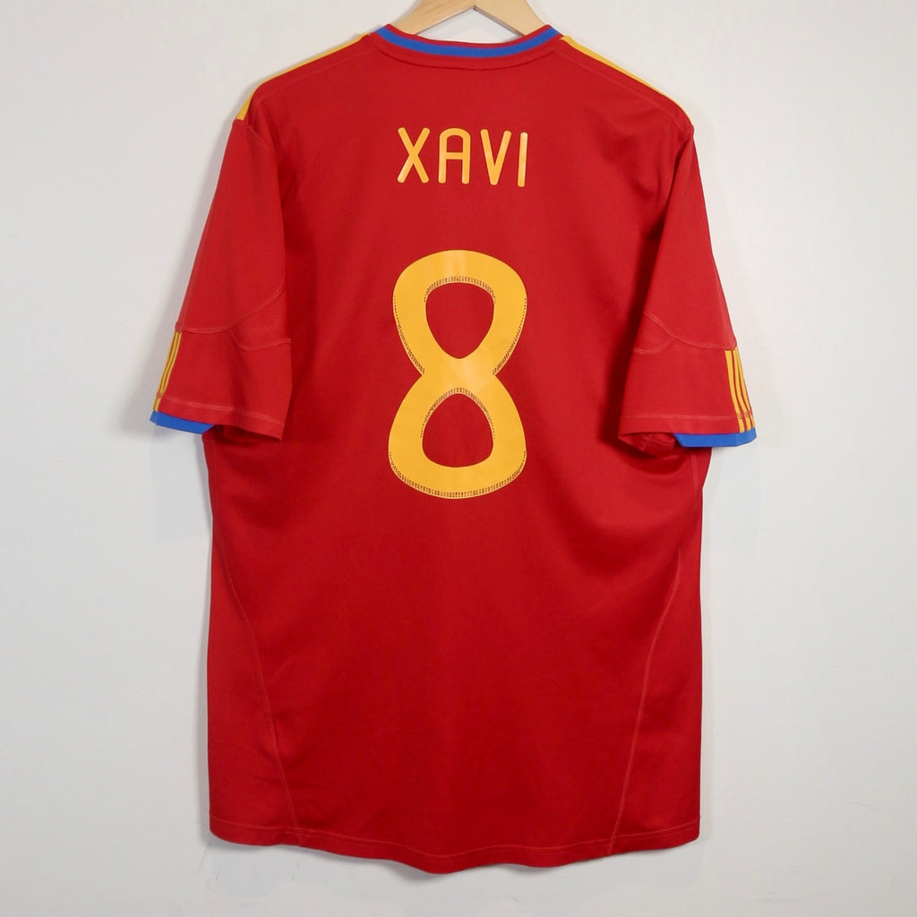 Spain 2010 Home – Adidas - Xavi - Size XL