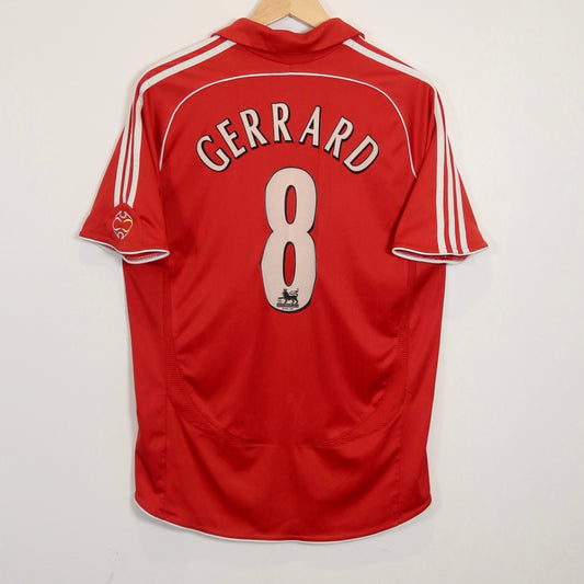 Liverpool 06/08 Home - Steven Gerrard - Size M - Original Adidas