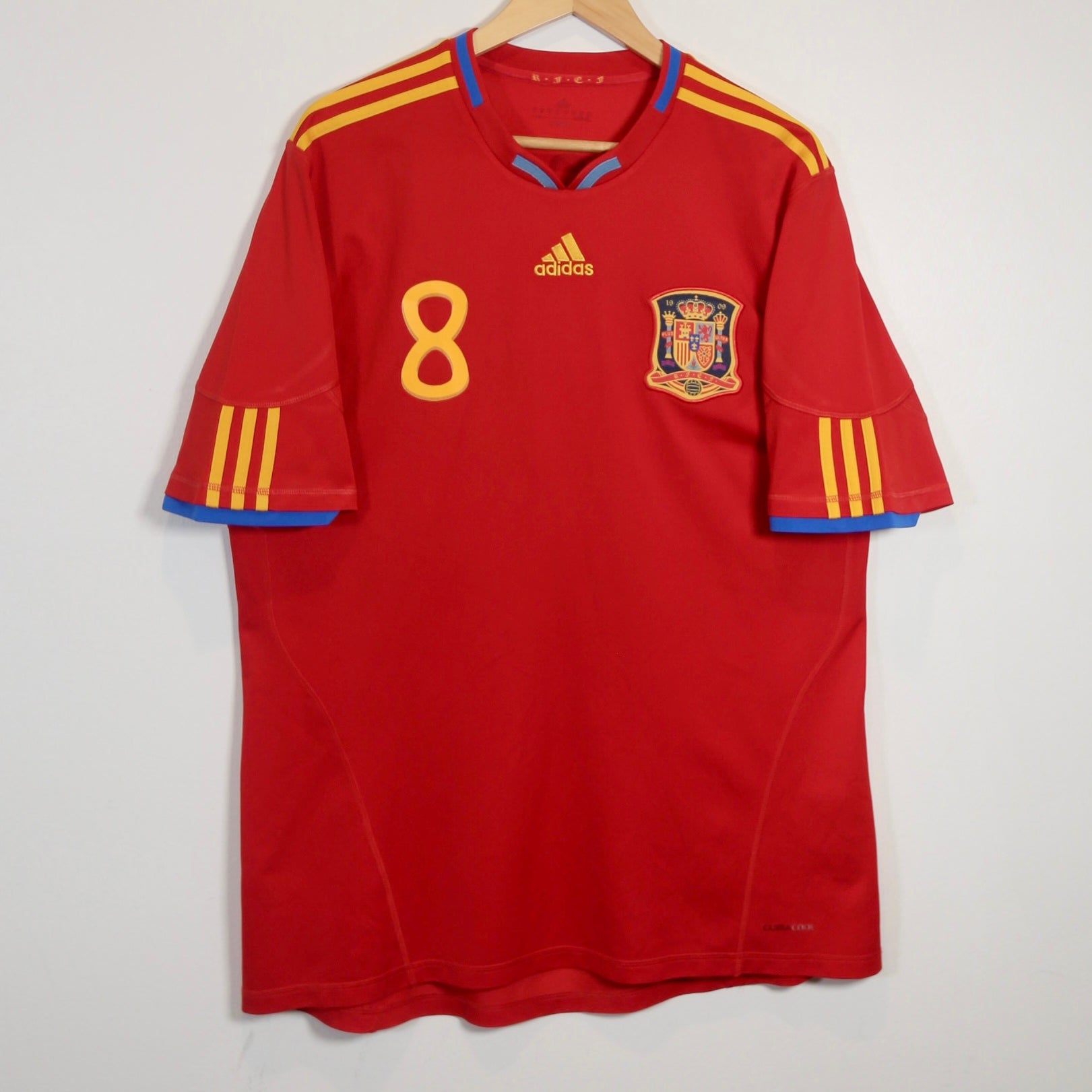 Spain 2010 Home – Adidas - Xavi - Size XL