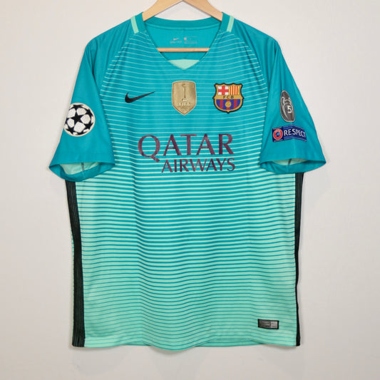 Barcelona 16/17 Third - Luis Suarez - Size L -  Authentic Nike