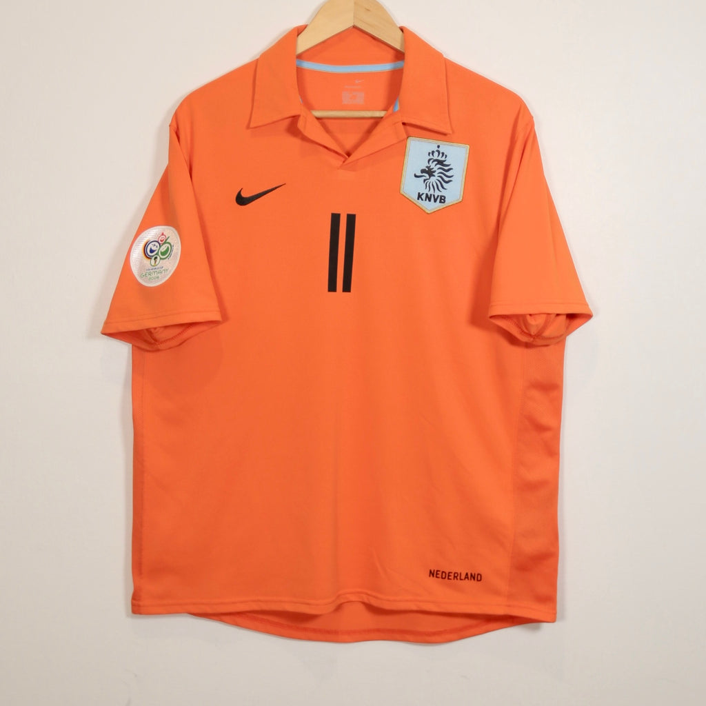 Netherlands 2006 Home – Nike - Arjen Robben - Size L