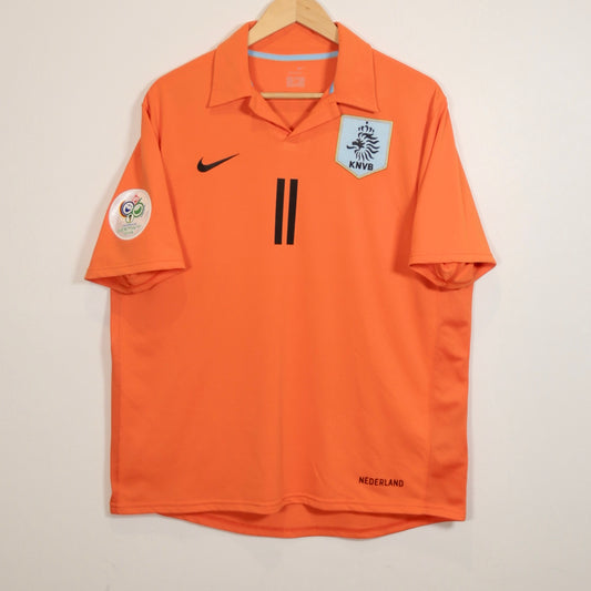 Netherlands 2006 Home - Arjen Robben - Size L - Authentic Nike