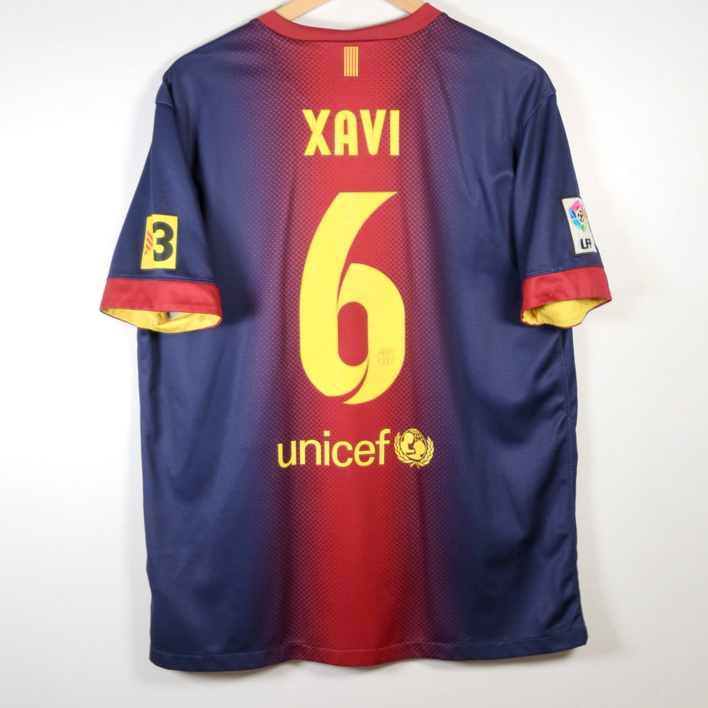 Barcelona 12/13 Home – Nike - Xavi - Size L