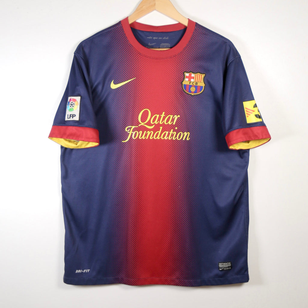 Barcelona 12/13 Home – Nike - Xavi - Size L