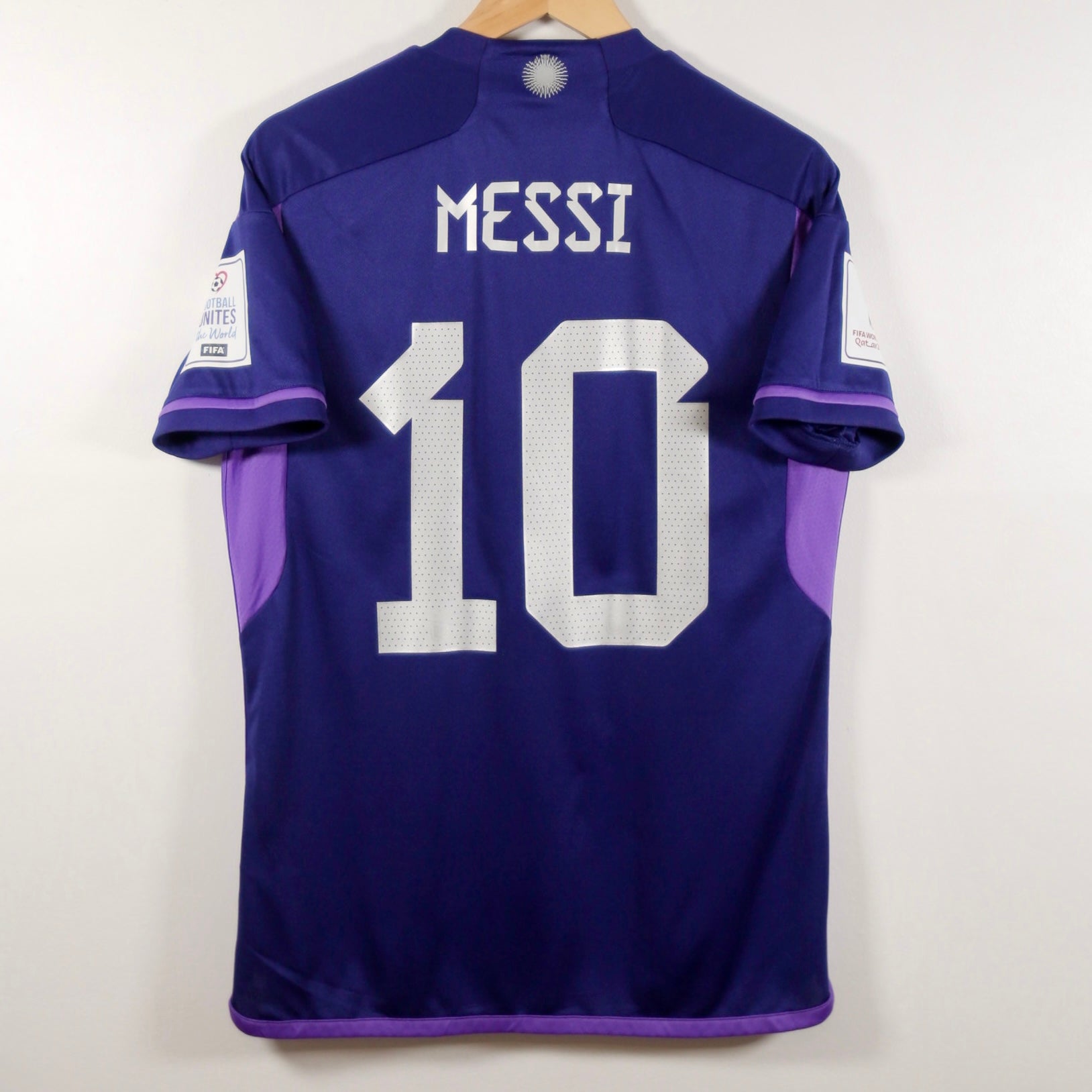 Argentina 2022 Away - Adidas - Lionel Messi - Size S