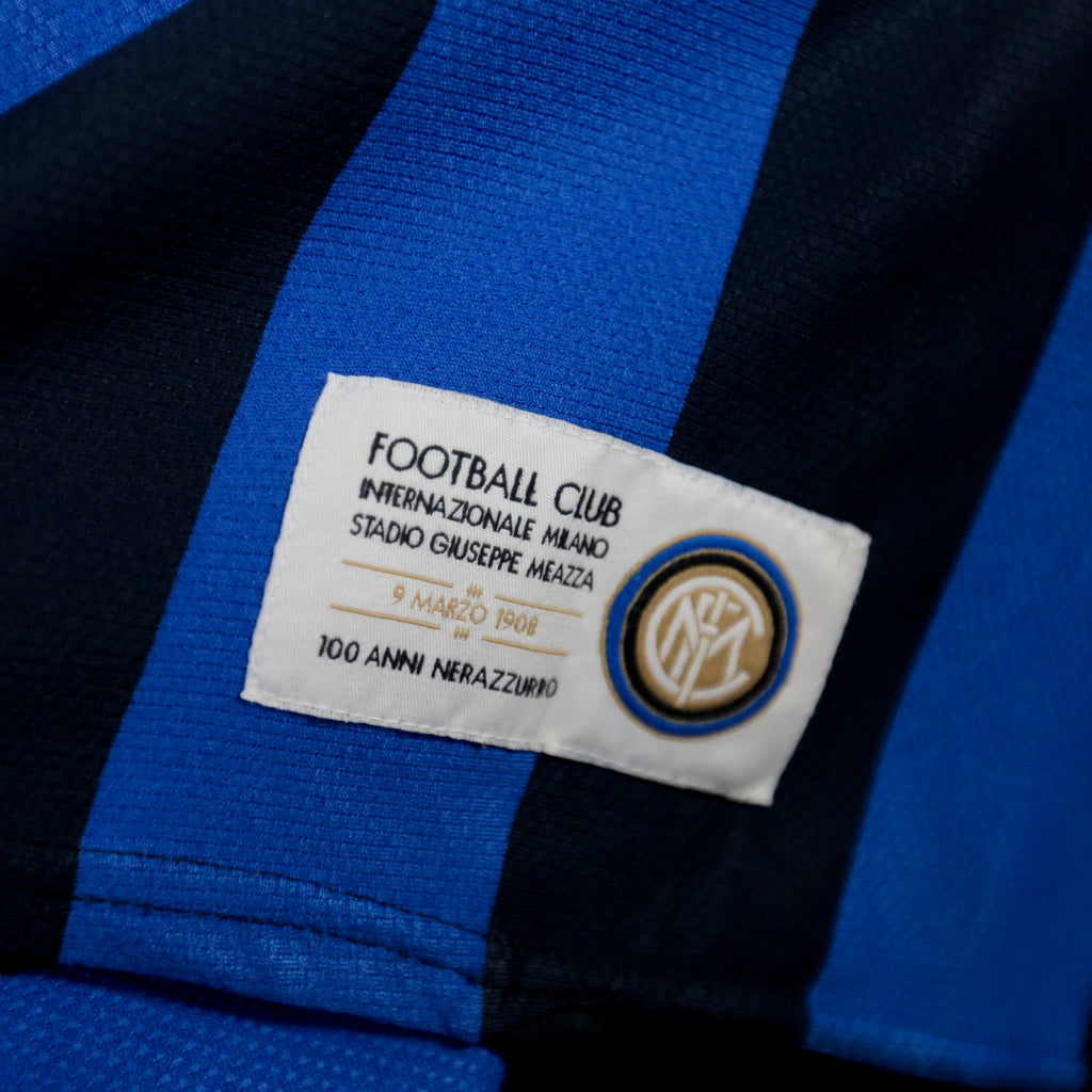 Inter 07/08 Home - Nike - Adriano - Size M