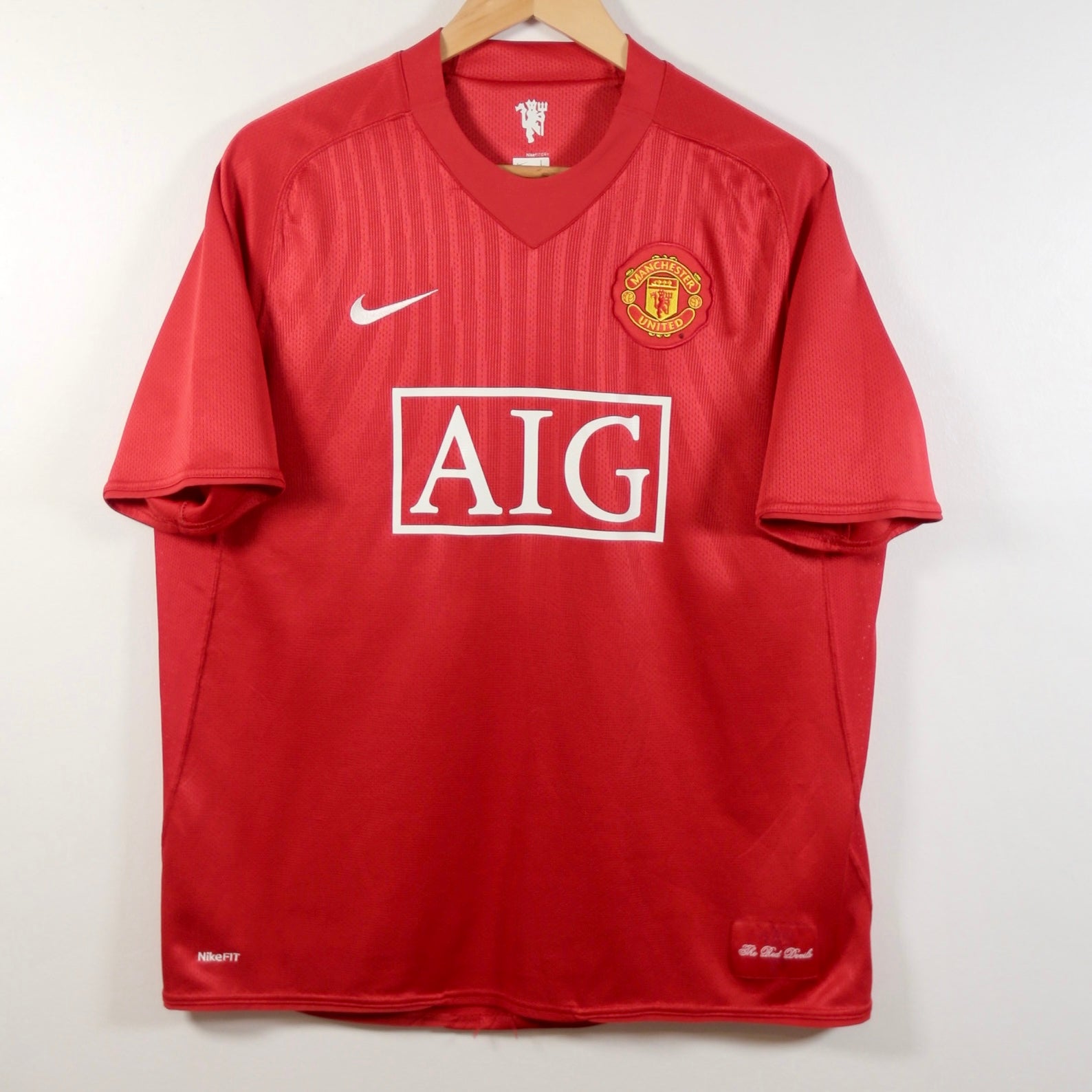 Manchester United 07/09 Home - Nike - Cristiano Ronaldo - Size L