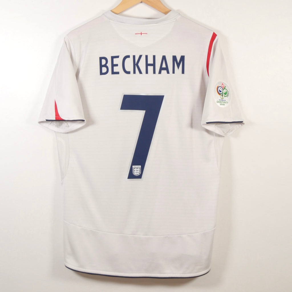 England 2006 Home – Umbro - David Beckham - Size M
